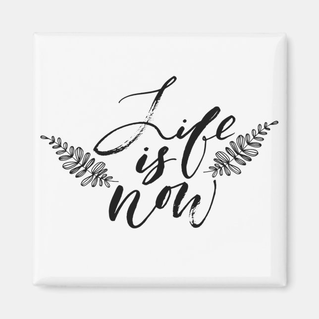 Íman A Vida É Agora (Frente)