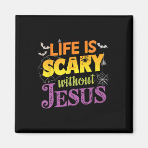 Íman A Vida É Assustadora Sem Jesus, Fé Cristão Hallow