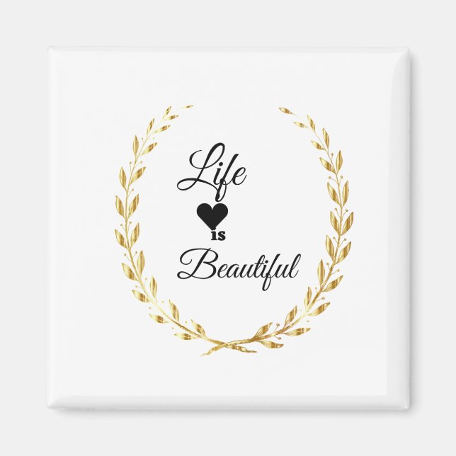 Íman A vida é bonita (Frente)