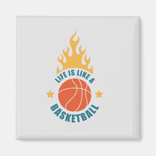 Íman A Vida É Como Um Basquete (Frente)