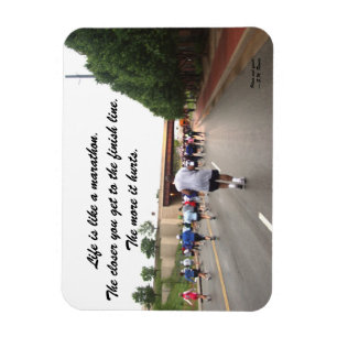 Íman A vida é como um ímã de maratona