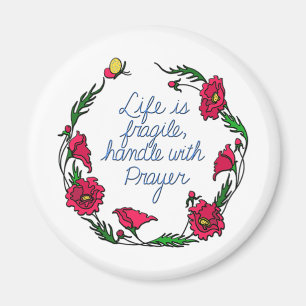 Íman A vida é frágil com a oradora Poppy Wreath