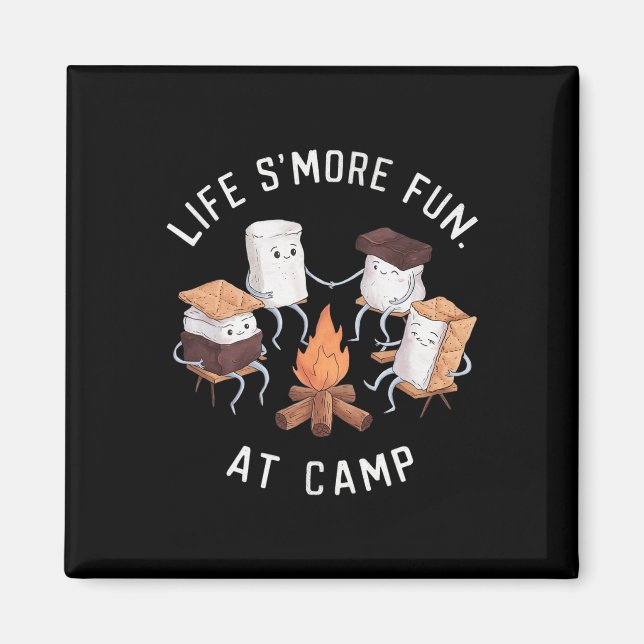 Íman A Vida é Mais Divertida No Acampamento Marshmallow (Frente)