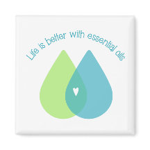 A vida é melhor com o ímã de óleos essenciais