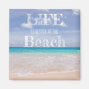 Íman A Vida é Melhor na Praia Ímã