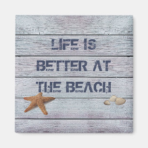 Íman A vida é melhor no Beach Magnet