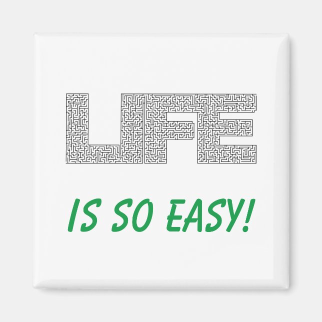 Íman A vida é tão fácil (Frente)