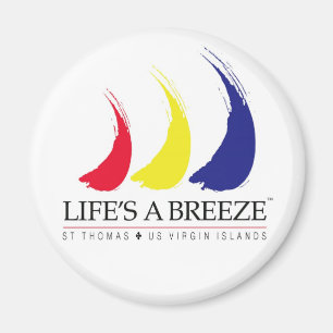 Íman A vida é um Breeze™_Paint-The-Wind_St. Ímã de