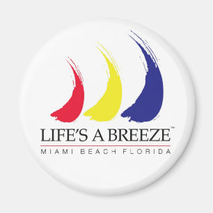 Íman A vida é um ímã da praia de Breeze_Miami