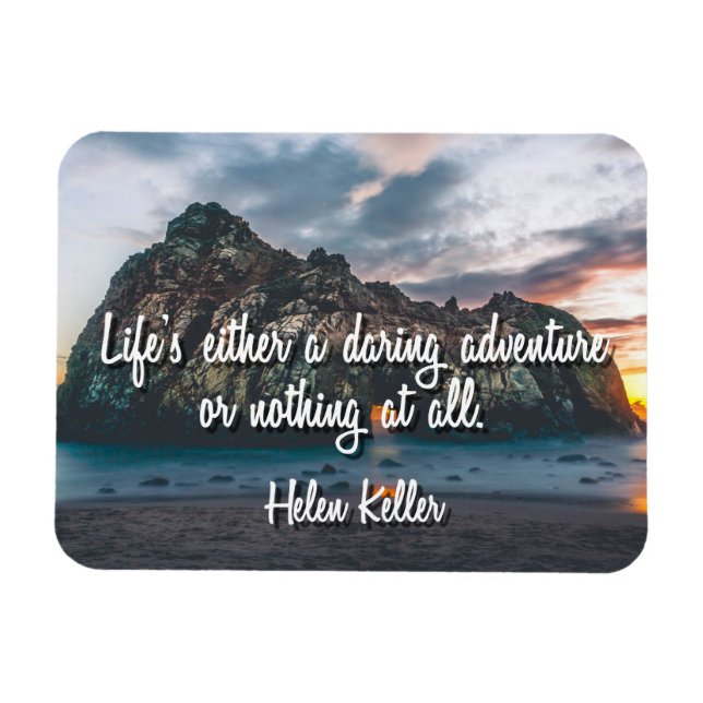 Íman A vida é um ousado ímã (Horizontal)