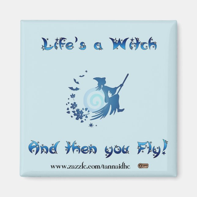 Íman A vida é uma bruxa (Frente)