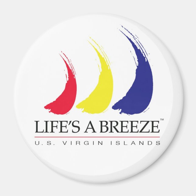 Íman A vida é uma Ilhas Virgens Breeze®_Paint-The-Wind_ (Frente)