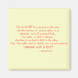 Íman A vida não deve ser uma jornada