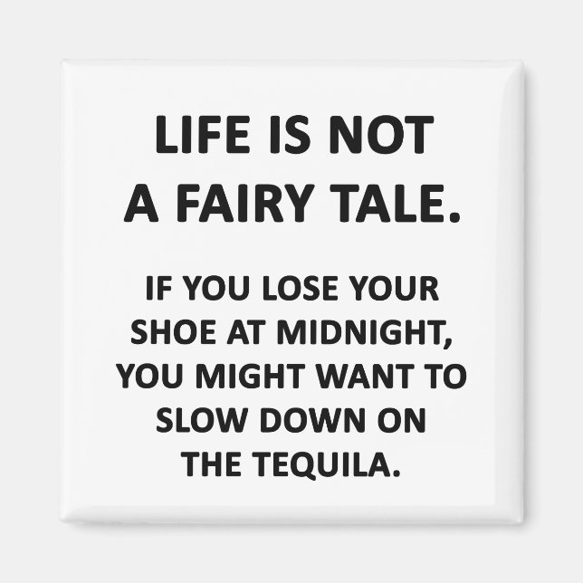 Íman A vida não é um conto de fadas (Frente)