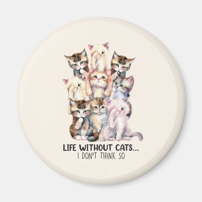 Íman A Vida Sem Gatos? Eu acho que não (Frente)