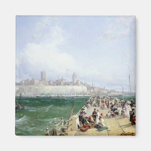 Íman A View of Margate from the Pier, 1868 (Frente)