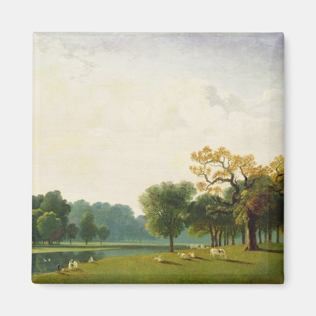Íman A View of the Serpentine, 1815 (oil on canvas) (Frente)
