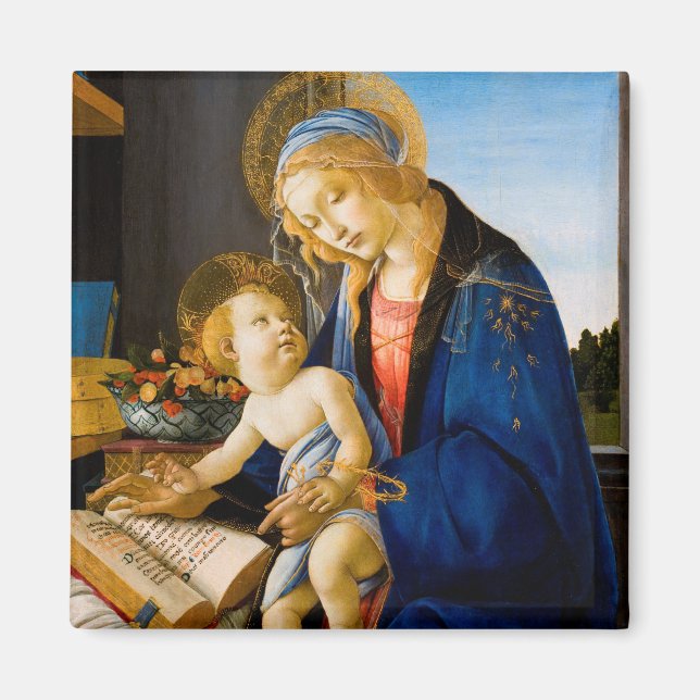 Íman A Virgem e a Criança, Sandro Botticelli (Frente)