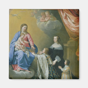 Íman A Virgem Maria dá a coroa e o Sceptre