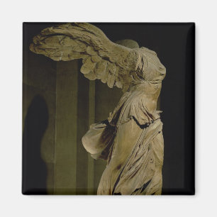 Íman A vitória de Samothrace (mármore de Parian) (vej