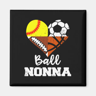 Íman A Vó Futebol Pé de Softll Sketll Jogador Nonna