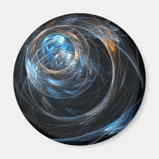 Íman À volta do Mídia Abstrato de Arte Mundial (Frente)