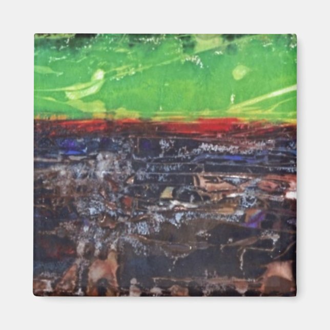 Íman "A Year In Country" Abstrato (Frente)