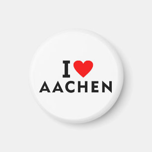 Íman Aachen Alemanha cidade do amor coração como viagem
