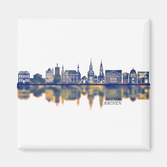 Íman Aachen Skyline (Frente)
