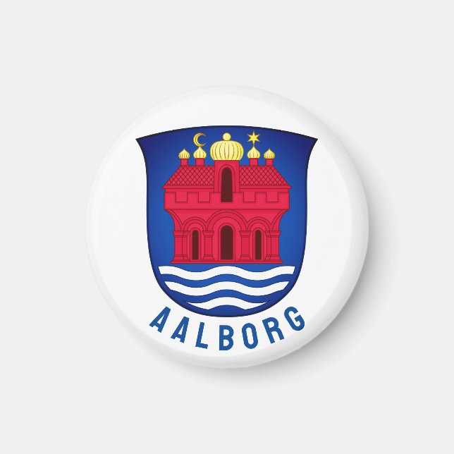 Íman Aalborg casaco de armas - DINAMARCA (Frente)