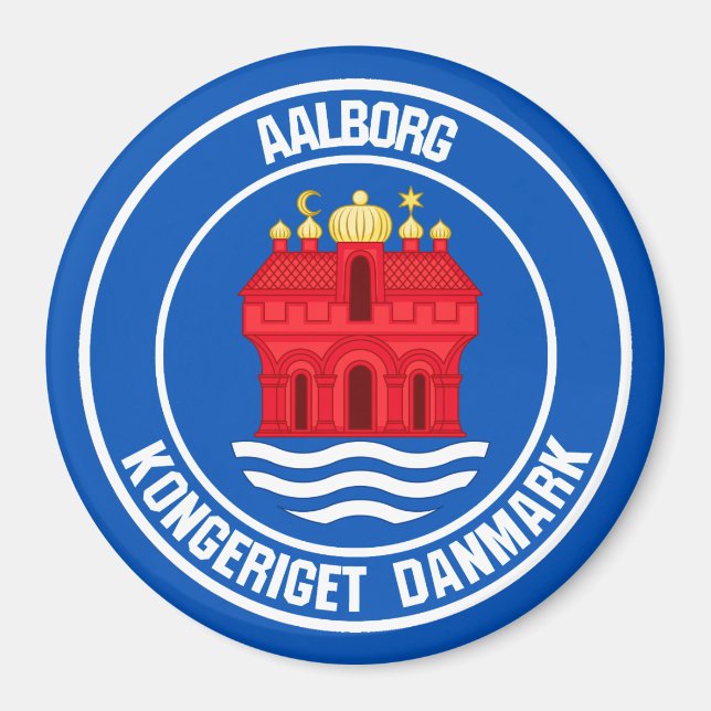 Íman Aalborg Round Emblem (Frente)