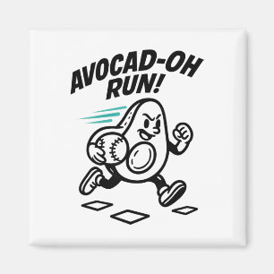 Íman Abacate Engraçad-oh Trocadilho Abacate Meme Vender