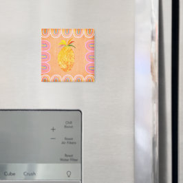 Íman Abacaxi de Cozinha Estilo Arte Popular