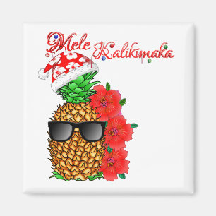 Íman Abacaxi do Natal de Mele Kalikimaka
