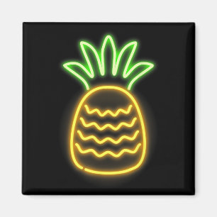 Íman Abacaxi Neon, Retro Cento, Para Praias Havaianas S