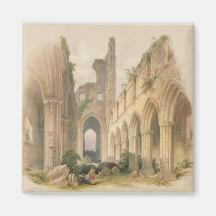 Íman Abadia de Kirkstall, o Nave e coro, 'da