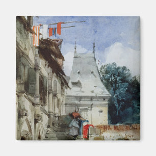 Íman Abadia Rua-Amândio, Rouen (w/c, bodycolour e láp