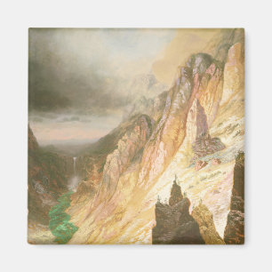 Íman Abaixe as quedas, Grand Canyon do Yellowstone