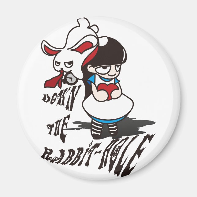 Íman Abaixo o Buraco do Coelho (Frente)