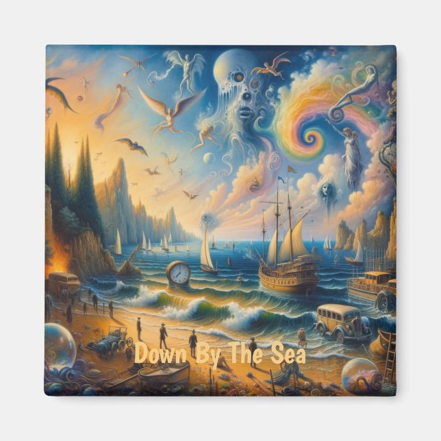 Íman Abaixo pelo Mar: Uma paisagem do Sonho Costeiro Su (Frente)