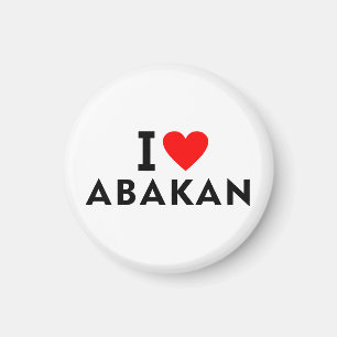 Íman Abakan Rússia amo cidade coração como viagem