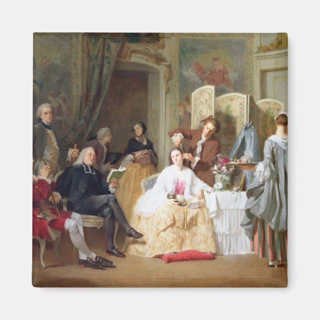 Íman Abbe Prevost lendo 'Manon Lescaut', 1856 (Frente)