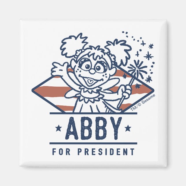 Íman Abby Para Presidente (Frente)