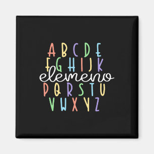 Íman Abc Elemeno Kindergarten Professor Cute Oferta De