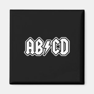 Íman Abcd Diversão De Volta Para Estudante De Professor