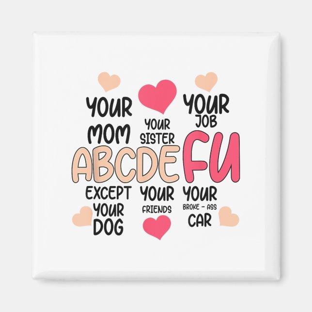 Íman Abcdefu And Your Mom And Your Sister And Your Job  (Frente)