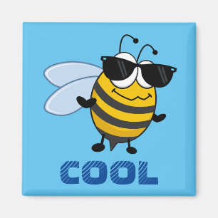 Íman Abeja Legal Abeja Personalizada Divertida e na M