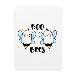Íman Abejas Fantasmas Lindas - Halloween Divertido em b