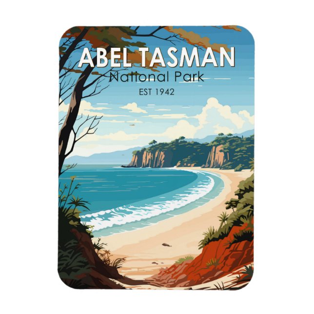 Íman Abel Tasman National Park Nova Zelândia Viagem Ret (Vertical)