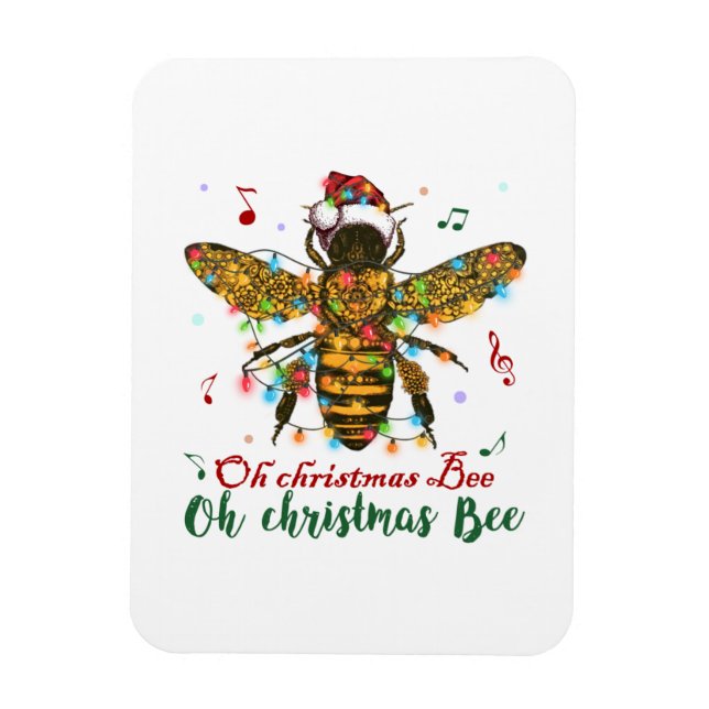 Íman Abelha de Natal Oh Abelha de Natal (Vertical)